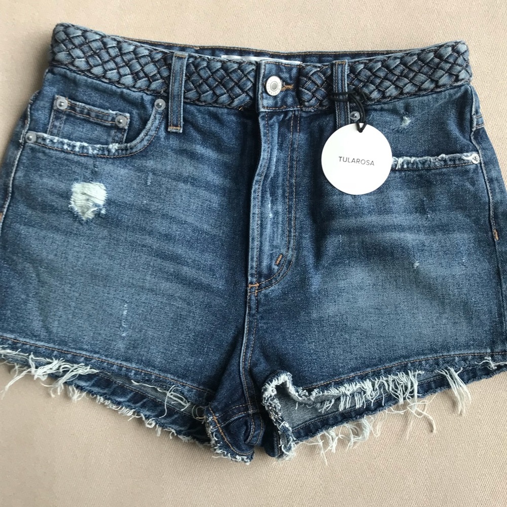 TulaRosa High Rise Jean Shorts